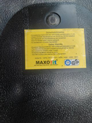 Waveboard Maxofit Azul con Funda