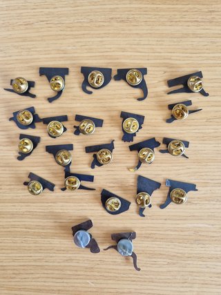 Colección 20 pins dinosaurios años 90