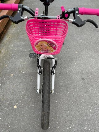 Bicicleta Infantil BTWIN con Cesta Rosa