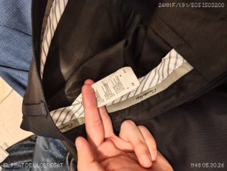 Traje Emidio Tussi Talla 52 Negro