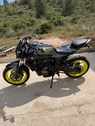 Yamaha MT07 2018 Negra/Gris