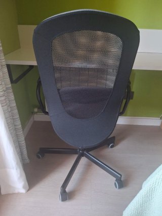 Silla de oficina IKEA gris