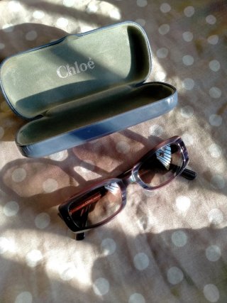 Occhiali da sole viola Chloé vintage