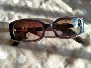 Occhiali da sole viola Chloé vintage