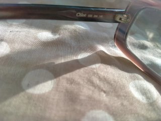 Occhiali da sole viola Chloé vintage
