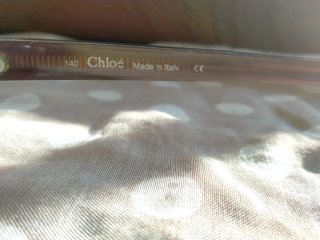 Occhiali da sole viola Chloé vintage