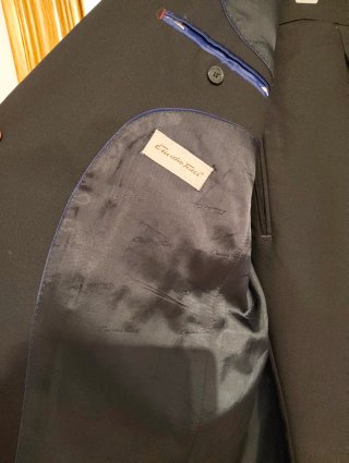 Traje Emidio Tussi Talla 52 Negro