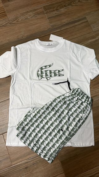 Conjunto Lacoste Camiseta y Pantalón Corto