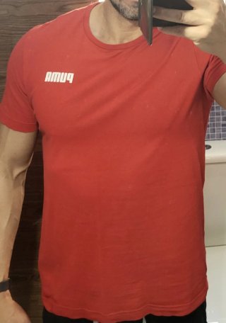 Camiseta Puma Hombre Talla L Roja