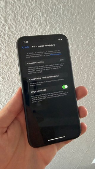 iPhone XR Negro 64gb  Bateria salud maxima 91%