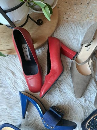 Scarpe Pollini donna pelle vintage  N.37