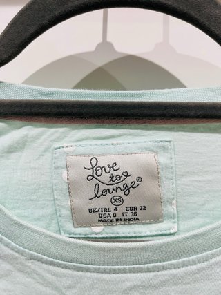 Camiseta Love to Lounge verde talla XS