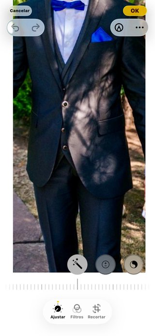 Traje Novio/Ceremonia Negro y Azul