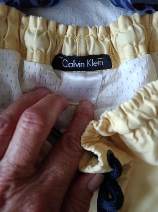 Bañador Calvin Klein Amarillo y Púrpura