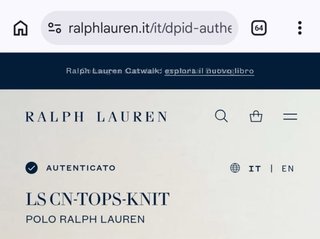 Sudadera Ralph Lauren XXS Negra.