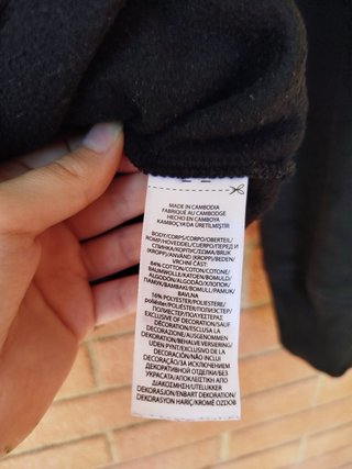 Sudadera Ralph Lauren XXS Negra.