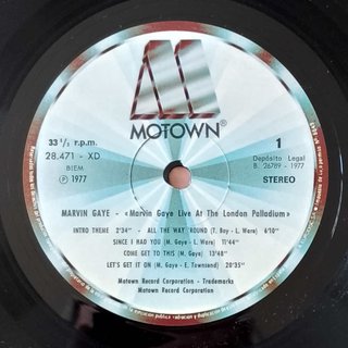Marvin Gaye - Live At The London Palladium - 2LP