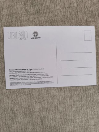 Ubisoft 30° Anniversario + 30 Cartoline Ufficiali