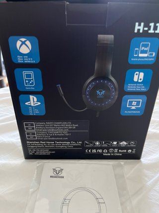 Cascos Gaming Masacegon Azules
