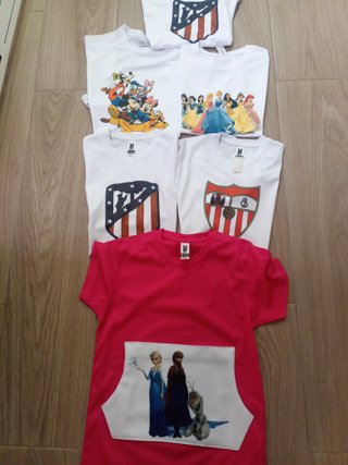Camisetas Infantiles Talla 8 manga corta