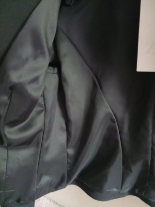 Chaqueta Zara Estilo Napoleón Negra
