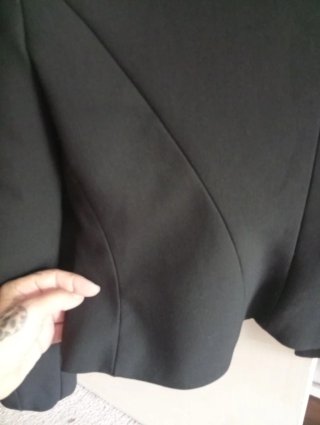 Chaqueta Zara Estilo Napoleón Negra