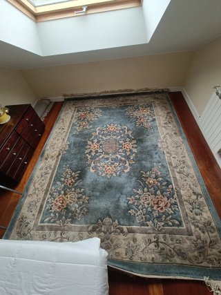Alfombra China Vintage Lana Art Déco