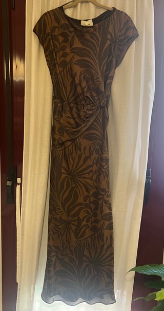 Vestido Juan Avellaneda x See Iou Marrón T40