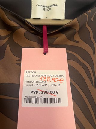 Vestido Juan Avellaneda x See Iou Marrón T40