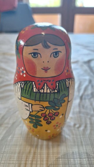 Matrioska Set Bambola Russa vintage originale URSS