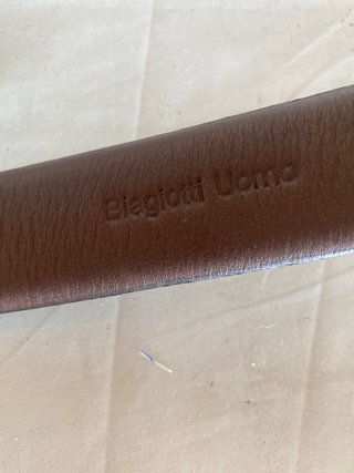 Cintura Laura Biagiotti Uomo Pelle Marrone