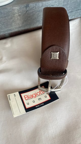 Cintura Laura Biagiotti Uomo Pelle Marrone