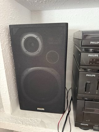 Cadena de música Philips negra