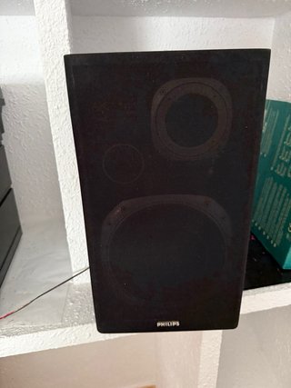 Cadena de música Philips negra