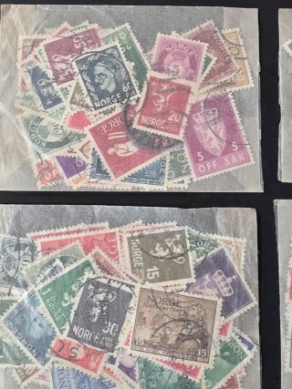 1000 francobolli dei paesi nordici