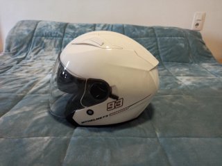Casco Jet MT Blanco Doble Pantalla