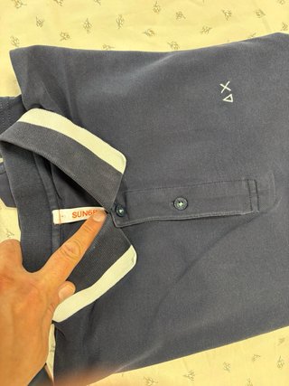 Polo SUN68 Blu Taglia L