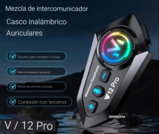 2 INTERCOMUNICADORES PARA MOTO Y12 PRO BLUETOOTH.