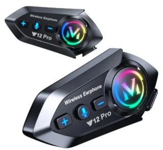 2 INTERCOMUNICADORES PARA MOTO Y12 PRO BLUETOOTH.