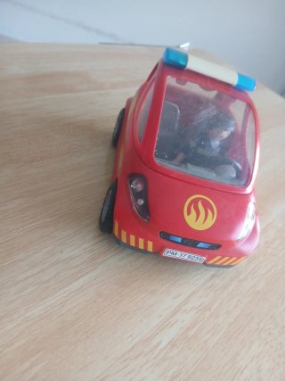 Coche Bomberos Playmobil con Figura
