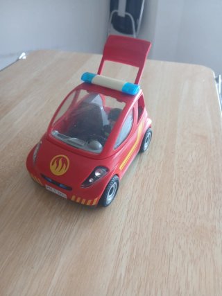 Coche Bomberos Playmobil con Figura