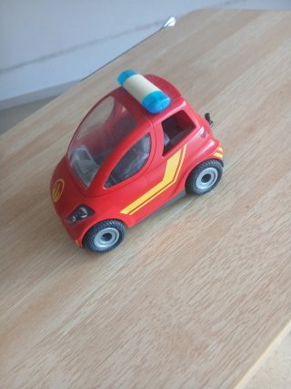 Coche Bomberos Playmobil con Figura