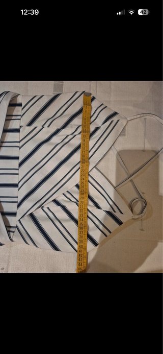 Vestido Adolfo Dominguez Rayas Talla 40