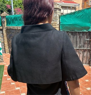 Chaqueta corta Mango Suit negra