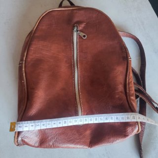 Mochila artesanal cuero Marruecos