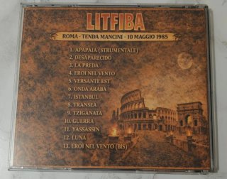 CD Litfiba - Roma 10 Maggio 1985
