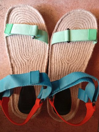 Sandalias de esparto talla 41