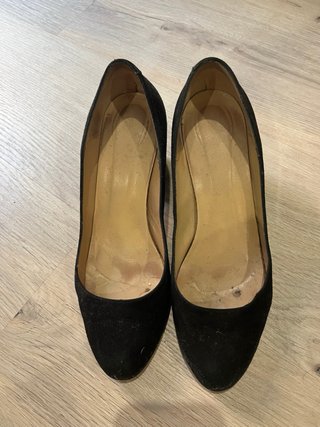 Zapatos de tacón bloque negros