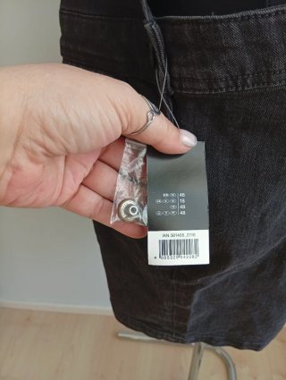 Peto Vaquero Denim negro Talla 48/3XL Nuevo!