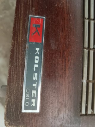Giradischi Kolster 1800 da restaurare